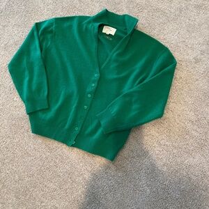 Grey/Ven green sweater (size XS)